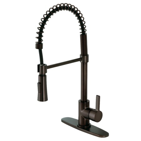 Gourmetier LS8675CTL Single-Handle Pre-Rinse Kitchen Faucet, Oil Rubbed Bronze LS8675CTL